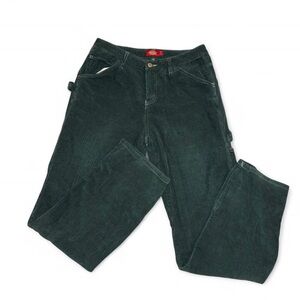 Dickies corduroy carpenter pants teal